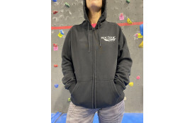 Sweat capuche zippé noir